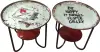 Product image 3 of the product “Table drum recycle metal H50, L59, W59 cm, metal art. ”